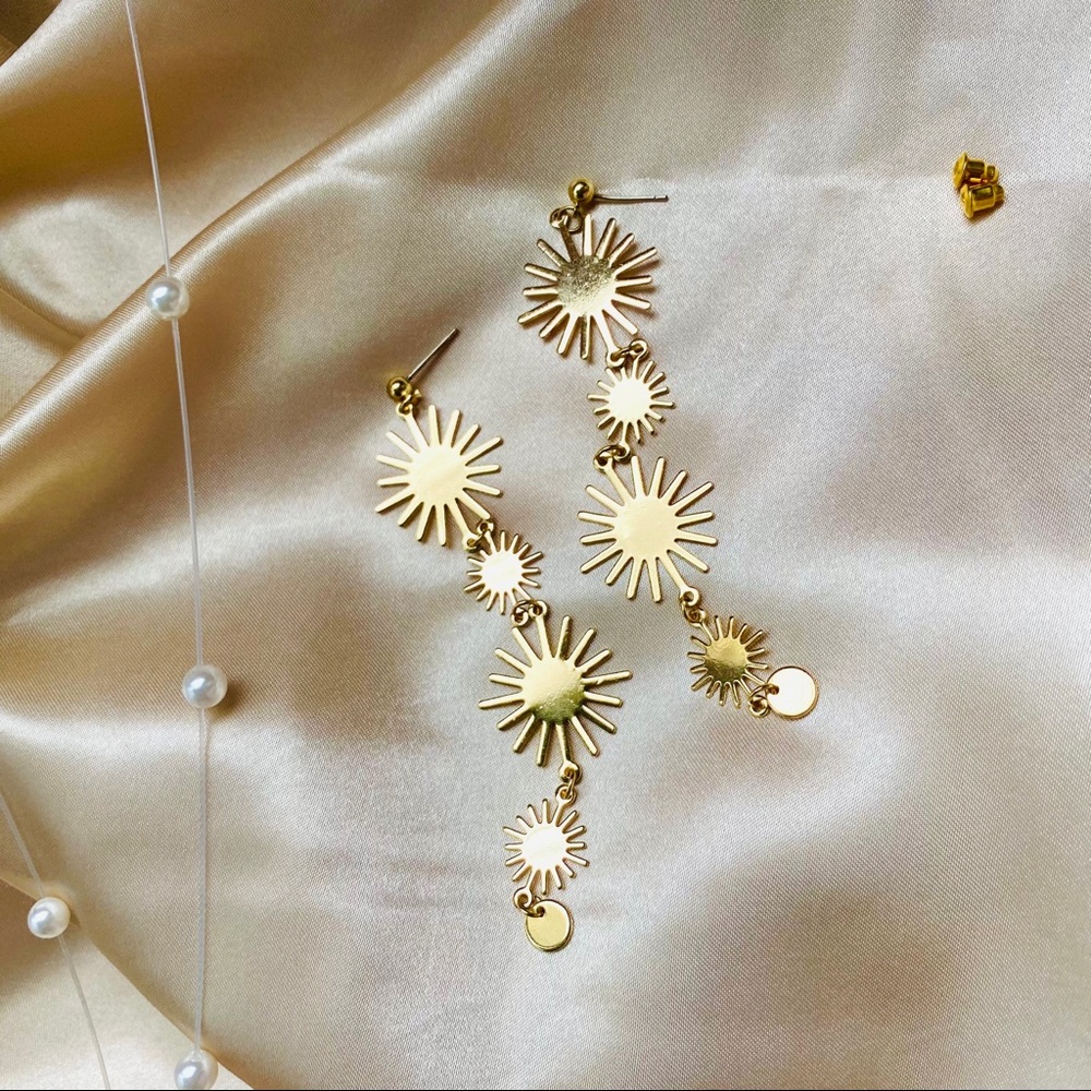 💕last one Sunny Earrings Minimalist - Picture 6 of 11